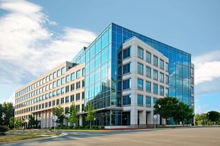 Outside View of a Commercial Office Building 