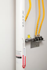 Installed Radon Mitigation System 