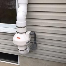 External Radon Mitigation System