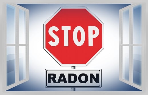 Radon gas should be removed immediately.